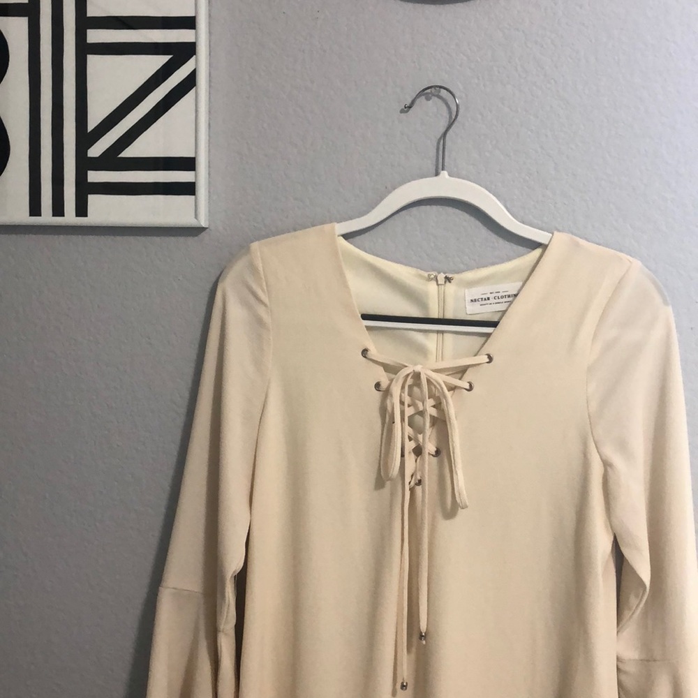 Lace up Dress